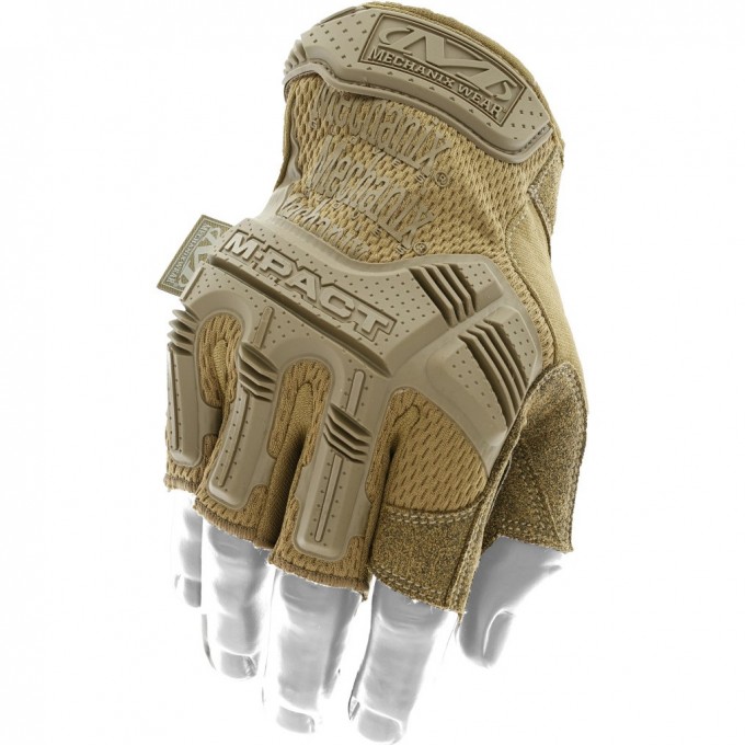 Перчатки MECHANIX M-PACT FINGERLESS COYOTE, р.XL MFL-72-011 Перчатки MECHANIX M-PACT FINGERLESS COYOTE, р.XL MFL-72-011